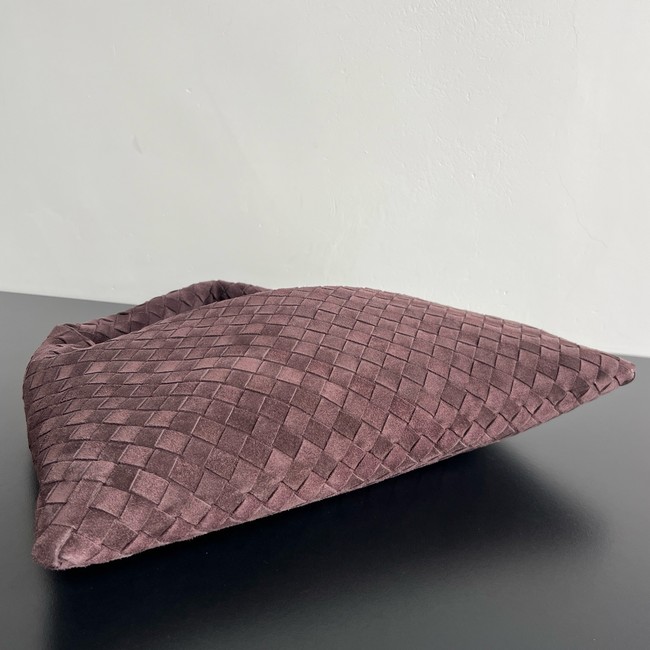 Bottega Veneta Hop calf leather Suede 796262 Dark barolo