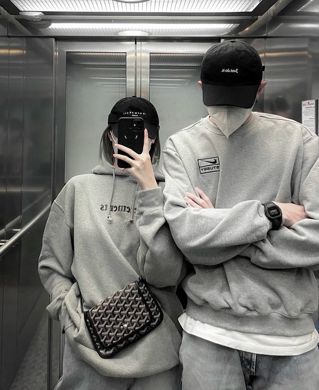 Goyard PLUMET crossbody bag TY43 black