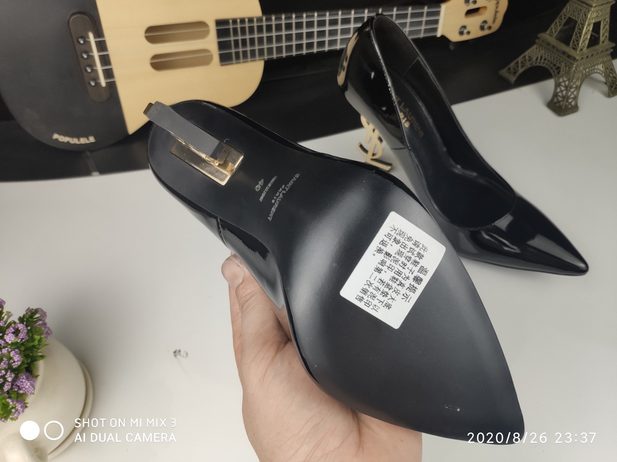 Yves Saint Laurent Shoes YSL 11CM Heel YSL6320 Black