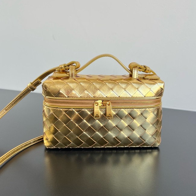 Bottega Veneta Bang Bang Intrecciato leather 789109 Gold