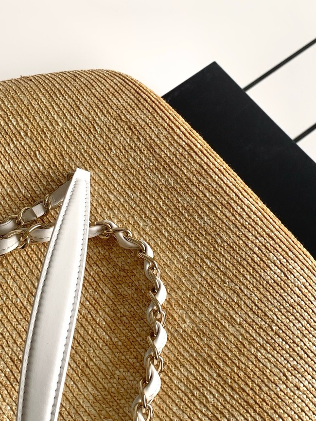CHANEL Large Tote AS5952 Beige & White
