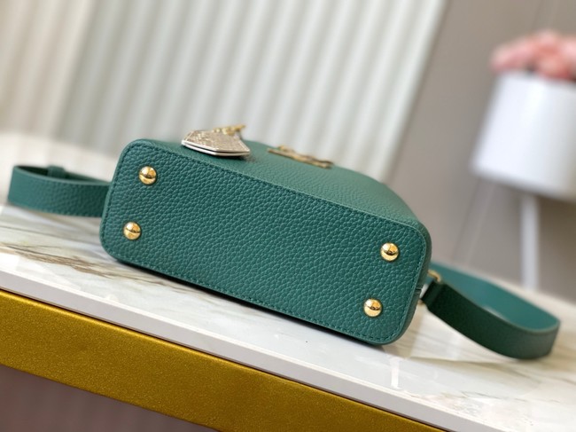 Louis Vuitton Capucines Mini M89369 Green&gold Snake skin