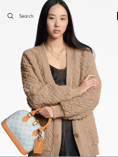 Louis Vuitton NEW Alma BB M28272 Bleu Courrier