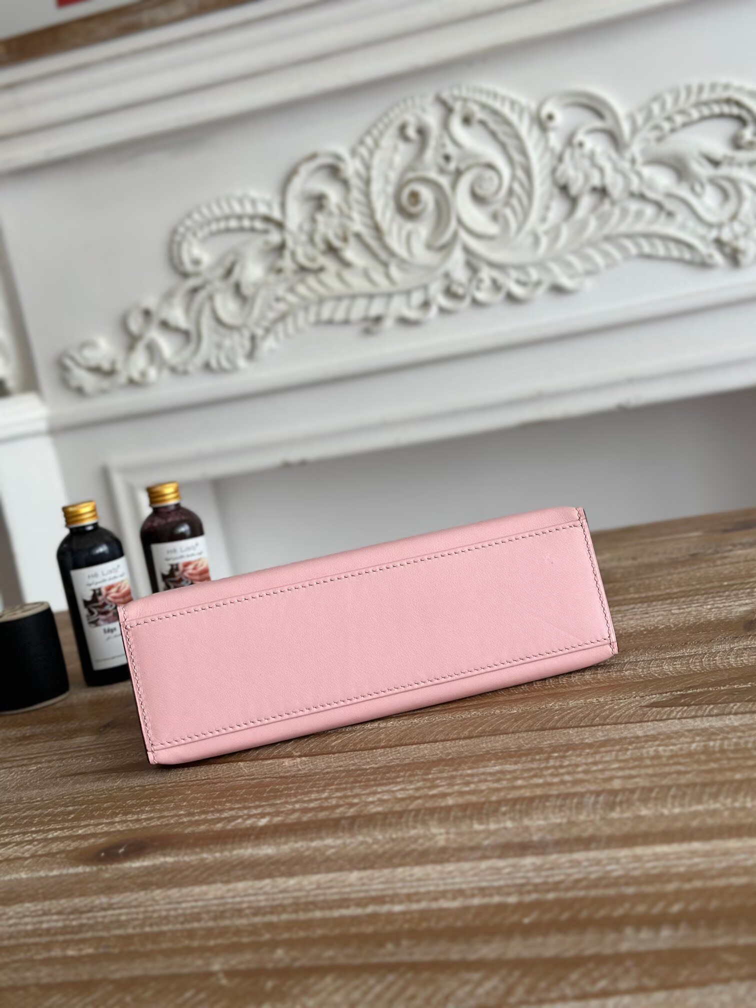 Hermes Original Swift Leather Mini Kelly K22CM H23560 Light Pink