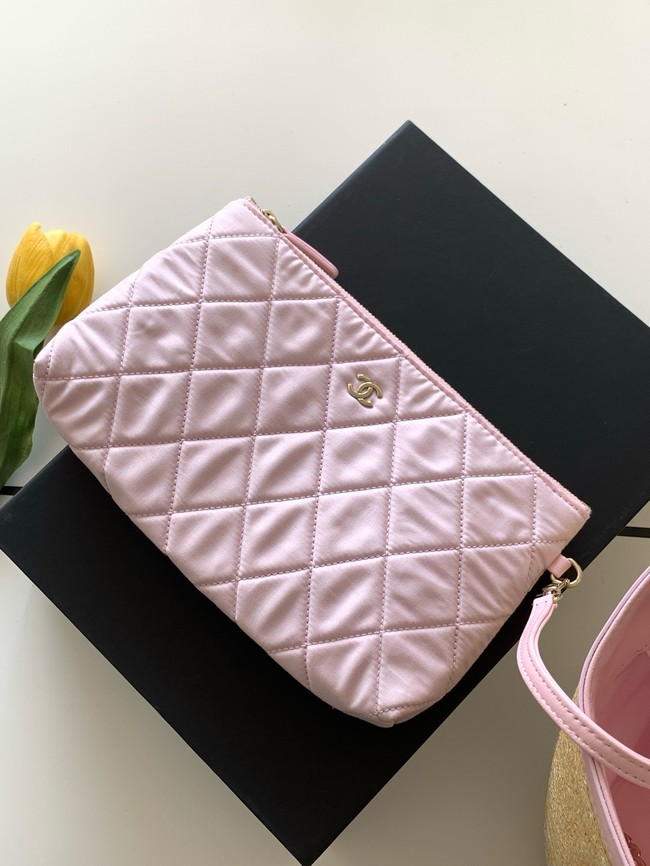 CHANEL Large Tote AS5952 Beige & pink