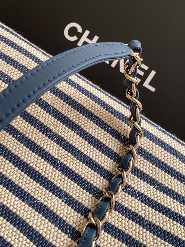 CHANEL Large Tote AS60074 blue