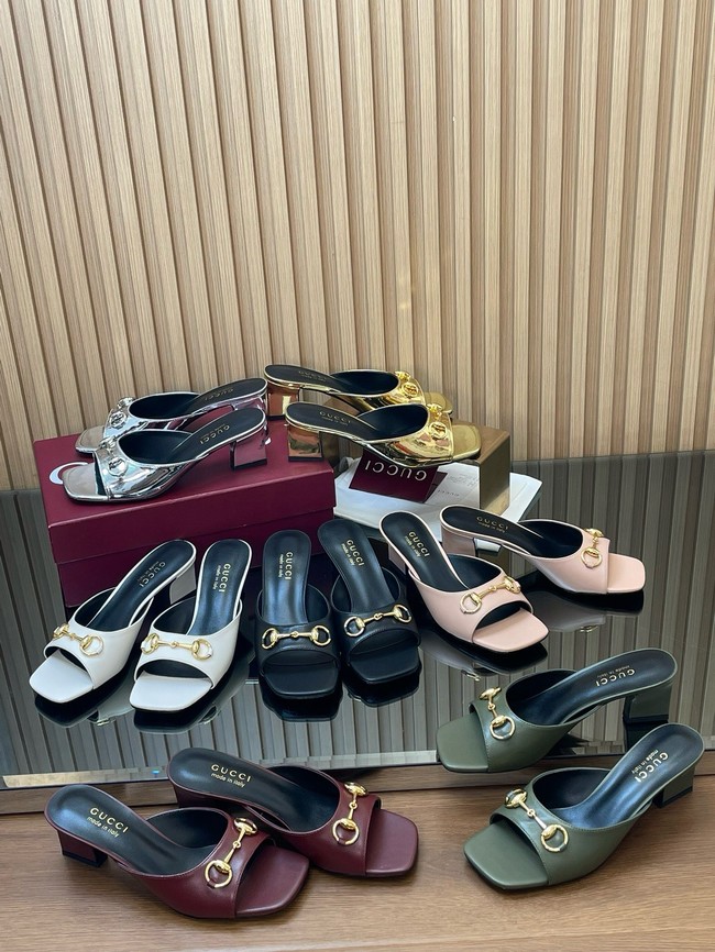 Gucci Womens slide sandal with Horsebit 55706-1