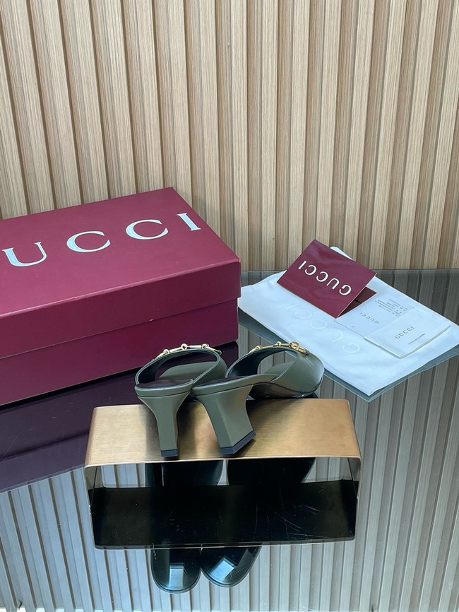 Gucci Womens slide sandal with Horsebit 55706-5