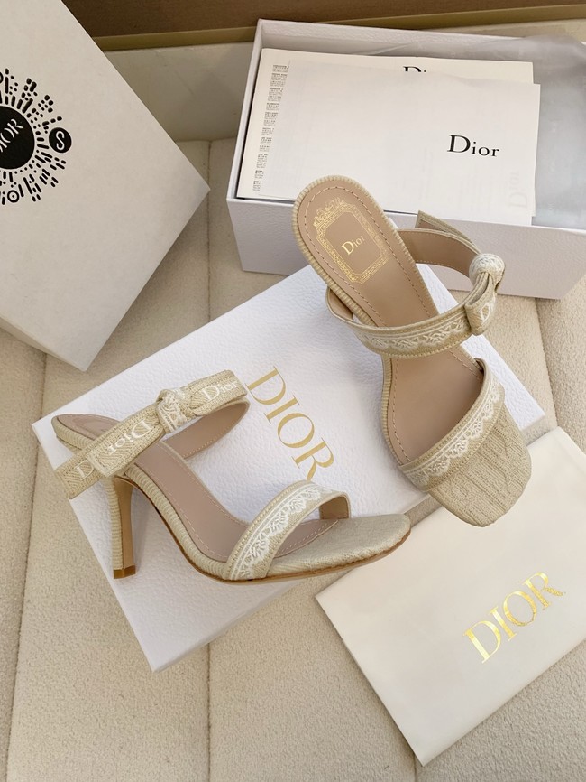 Dior Heeled Sandal Lambskin 10CM 55744-1