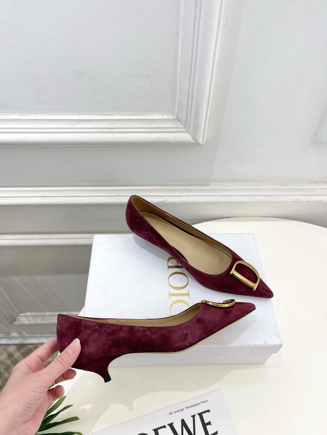 Dior Initials Pump Suede Goatskin 55746-2
