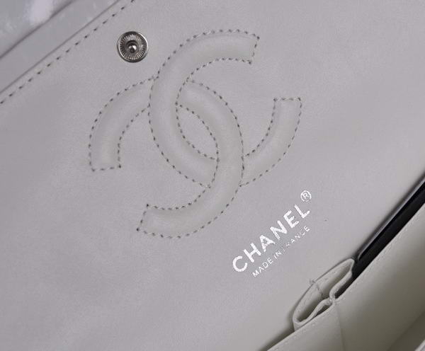 buy Cheap Chanel 2.55 Series White Patent Leather Flap Bag Silver Hardware buy Cheap Chanel 2.55 Series White Patent Leather Flap Bag Silver Hardware