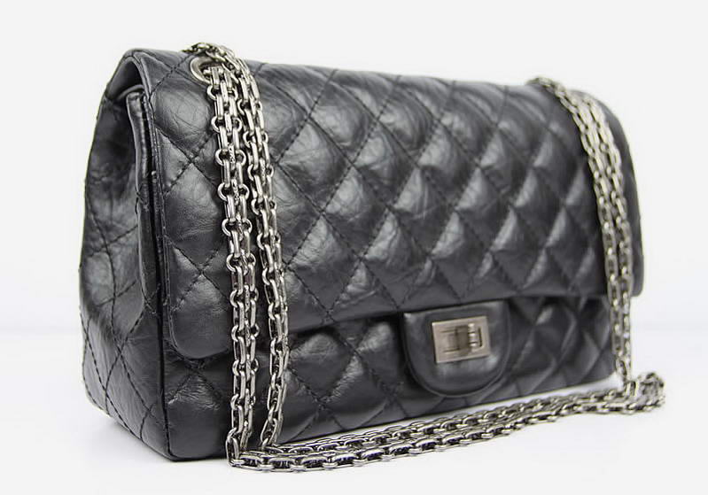 Chanel Classic Flap Bag A37587 Original Leather Black Silver Chanel Classic Flap Bag A37587 Original Leather Black Silver