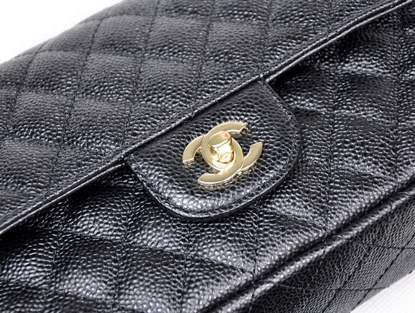 Chanel 2.55 Quilted Flap Bag 1112 Black with Gold Hardware Chanel 2.55 Quilted Flap Bag 1112 Black with Gold Hardware