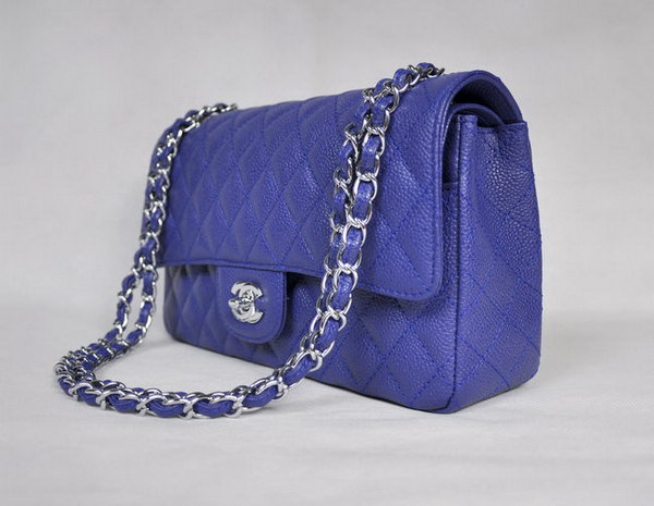 Chanel 2.55 Quilted Flap Bag 1112 Blue with Silver Hardware Chanel 2.55 Quilted Flap Bag 1112 Blue with Silver Hardware