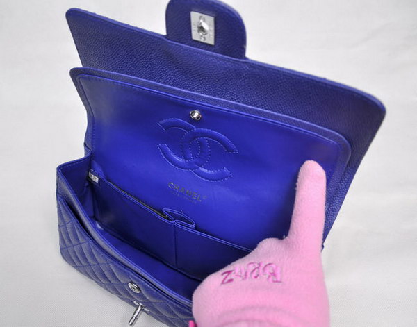 Chanel 2.55 Quilted Flap Bag 1112 Blue with Silver Hardware Chanel 2.55 Quilted Flap Bag 1112 Blue with Silver Hardware