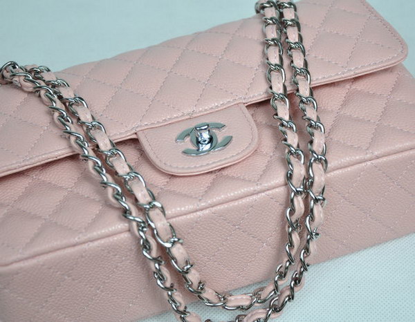 Chanel 2.55 Quilted Flap Bag 1112 Pink with Silver Hardware Chanel 2.55 Quilted Flap Bag 1112 Pink with Silver Hardware