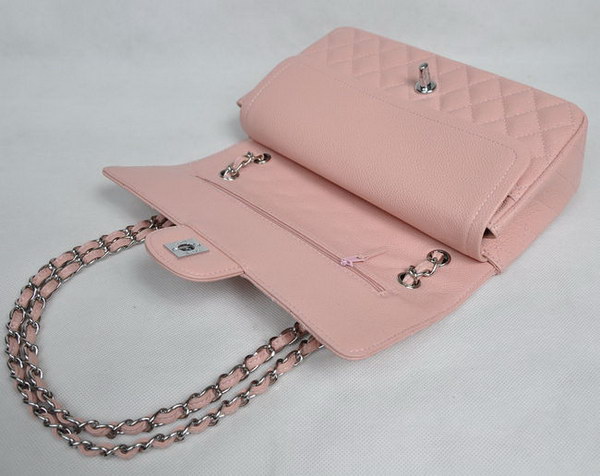 Chanel 2.55 Quilted Flap Bag 1112 Pink with Silver Hardware Chanel 2.55 Quilted Flap Bag 1112 Pink with Silver Hardware