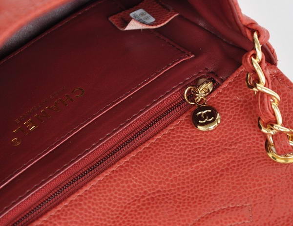 Cheap Chanel Classic mini Flap Bag 1115 Red Leather Golden Hardware Cheap Chanel Classic mini Flap Bag 1115 Red Leather Golden Hardware