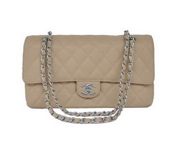 Cheap Chanel 2.55 Series Flap Bag 1113 Apricot Leather Silver Hardware Cheap Chanel 2.55 Series Flap Bag 1113 Apricot Leather Silver Hardware
