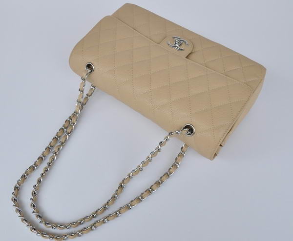 Cheap Chanel 2.55 Series Flap Bag 1113 Apricot Leather Silver Hardware Cheap Chanel 2.55 Series Flap Bag 1113 Apricot Leather Silver Hardware