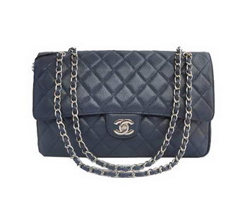 Cheap Chanel 2.55 Series Flap Bag 1113 Blue Leather Silver Hardware Cheap Chanel 2.55 Series Flap Bag 1113 Blue Leather Silver Hardware