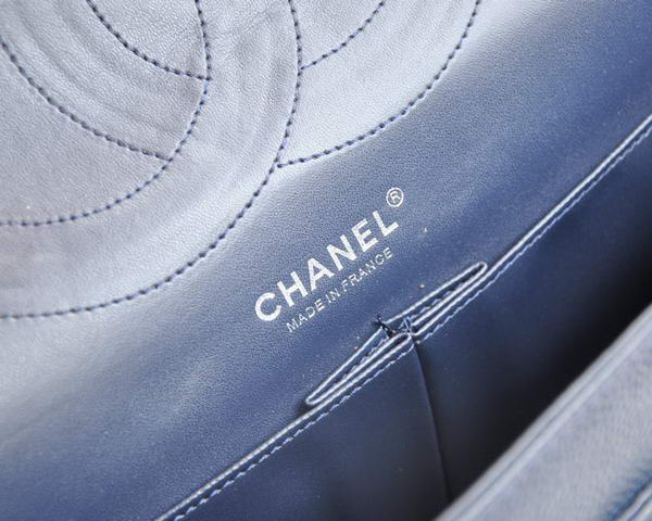 Cheap Chanel 2.55 Series Flap Bag 1113 Blue Leather Silver Hardware Cheap Chanel 2.55 Series Flap Bag 1113 Blue Leather Silver Hardware