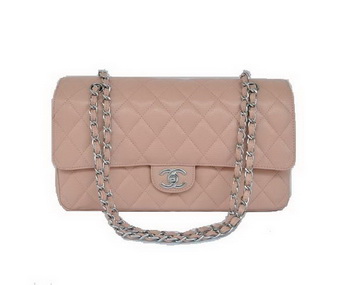 Cheap Chanel 2.55 Series Flap Bag 1113 Pink Leather Silver Hardware Cheap Chanel 2.55 Series Flap Bag 1113 Pink Leather Silver Hardware