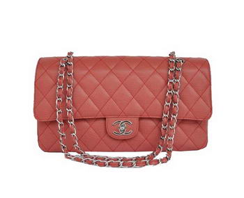 Cheap Chanel 2.55 Series Flap Bag 1113 Red Leather Silver Hardware Cheap Chanel 2.55 Series Flap Bag 1113 Red Leather Silver Hardware