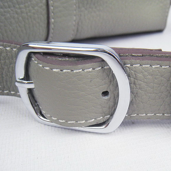 Hermes Gray Cow Leather Messenger Bags H2811 Hermes Gray Cow Leather Messenger Bags H2811