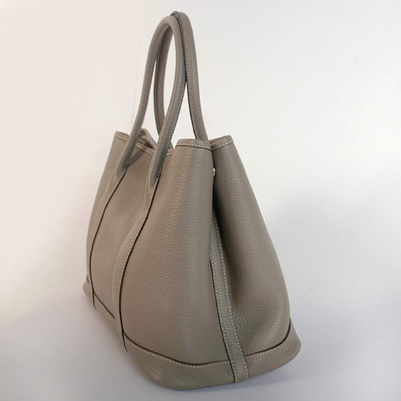 Hermes Garden Party 36CM Bag Clemence Grey Hermes Garden Party 36CM Bag Clemence Grey