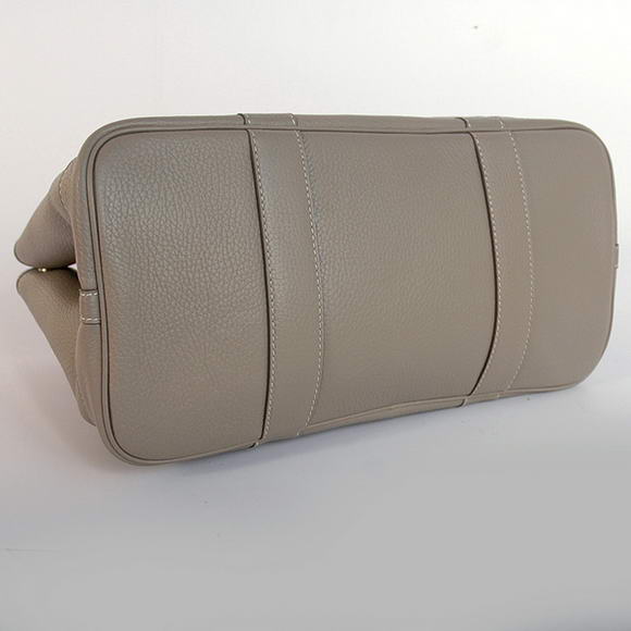 Hermes Garden Party 36CM Bag Clemence Grey Hermes Garden Party 36CM Bag Clemence Grey