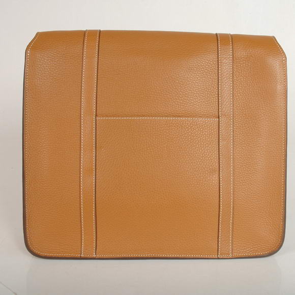 Hermes Steve 35CM Messenger Bag Clemence Leather Camel Hermes Steve 35CM Messenger Bag Clemence Leather Camel