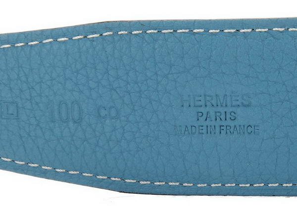 Hermes Belts Original Leather Diamond Everose Blue Hermes Belts Original Leather Diamond Everose Blue