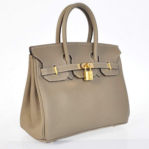 Hermes Birkin 25CM Tote Bags Togo Leather Dark Grey Godlen Hermes Birkin 25CM Tote Bags Togo Leather Dark Grey Godlen