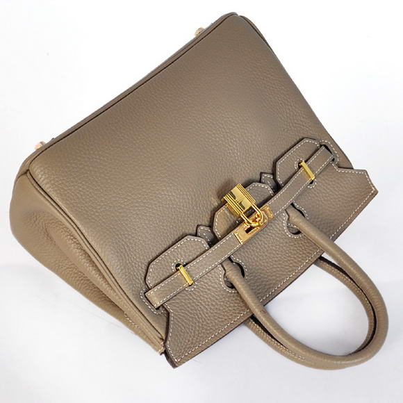 Hermes Birkin 25CM Tote Bags Togo Leather Dark Grey Godlen Hermes Birkin 25CM Tote Bags Togo Leather Dark Grey Godlen