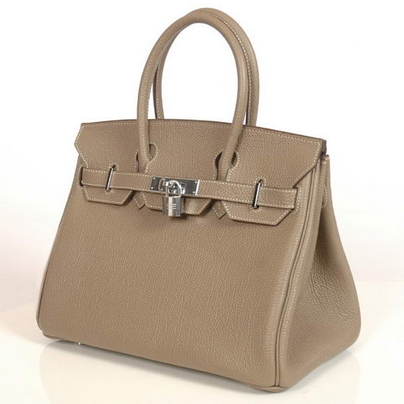 Hermes Birkin 30CM Tote Bags Smooth Togo Leather Dark Grey Hermes Birkin 30CM Tote Bags Smooth Togo Leather Dark Grey