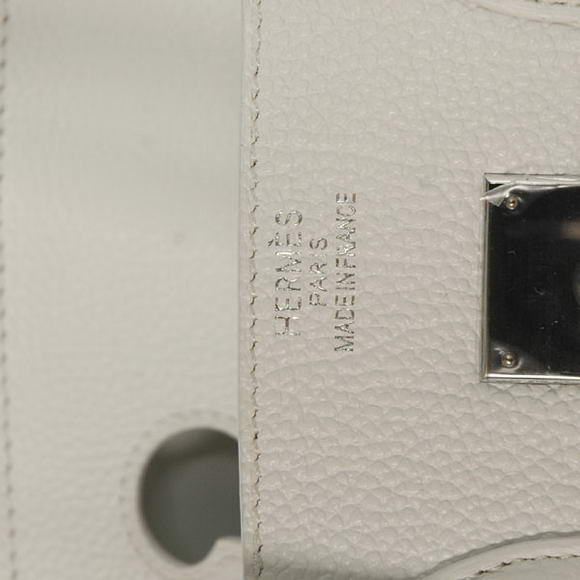 Hermes Birkin 30CM Tote Bags Smooth Togo Leather White Hermes Birkin 30CM Tote Bags Smooth Togo Leather White
