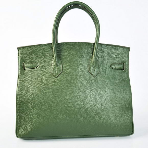 Hermes Birkin 35CM Tote Bags Togo Leather Amy Green Golden