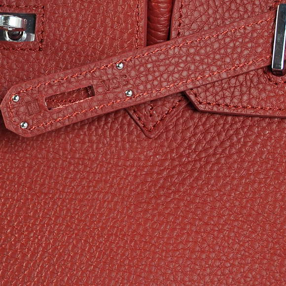 Hermes Birkin 35CM Tote Bags Togo Leather Bordeaux Silver Hermes Birkin 35CM Tote Bags Togo Leather Bordeaux Silver