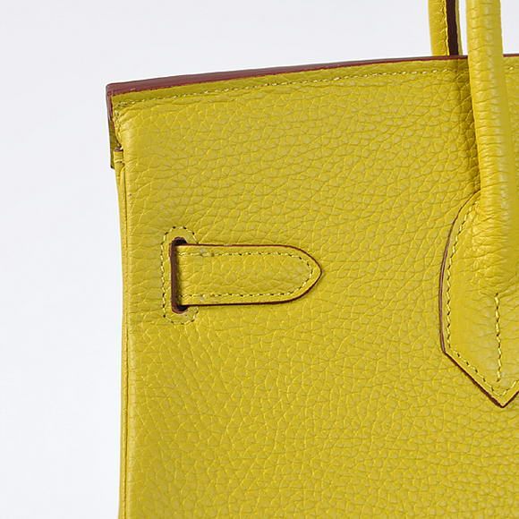 Hermes Birkin 35CM Tote Bags Togo Leather Lemon Silver Hermes Birkin 35CM Tote Bags Togo Leather Lemon Silver