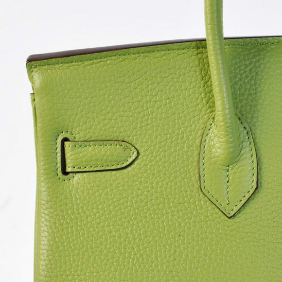 Hermes Birkin 35CM Tote Bags Togo Leather Light Green Golden Hermes Birkin 35CM Tote Bags Togo Leather Light Green Golden
