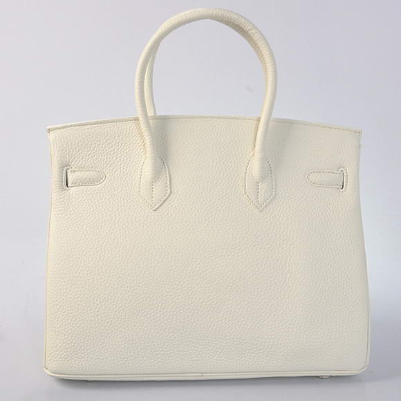 Hermes Birkin 35CM Tote Bags Togo Leather White Silver Hermes Birkin 35CM Tote Bags Togo Leather White Silver