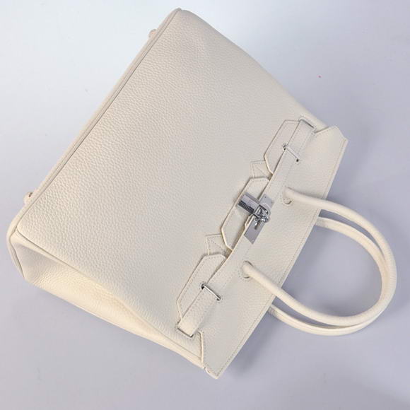 Hermes Birkin 35CM Tote Bags Togo Leather White Silver Hermes Birkin 35CM Tote Bags Togo Leather White Silver