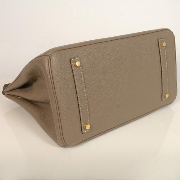Hermes Birkin 35CM Tote Bags Smooth Togo Leather Dark Grey Golden Hermes Birkin 35CM Tote Bags Smooth Togo Leather Dark Grey Golden