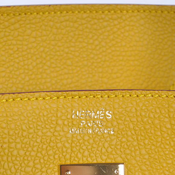 Hermes Birkin 35CM Tote Bags Smooth Togo Leather Yellow Golden Hermes Birkin 35CM Tote Bags Smooth Togo Leather Yellow Golden