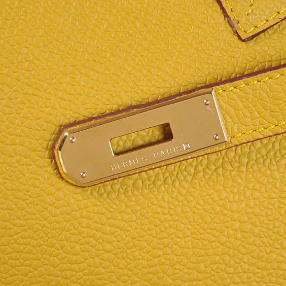 Hermes Birkin 35CM Tote Bags Smooth Togo Leather Yellow Golden Hermes Birkin 35CM Tote Bags Smooth Togo Leather Yellow Golden