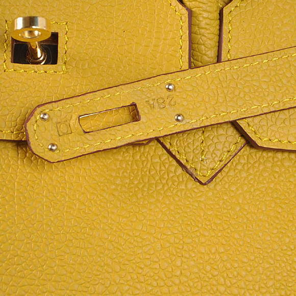 Hermes Birkin 35CM Tote Bags Smooth Togo Leather Yellow Golden Hermes Birkin 35CM Tote Bags Smooth Togo Leather Yellow Golden
