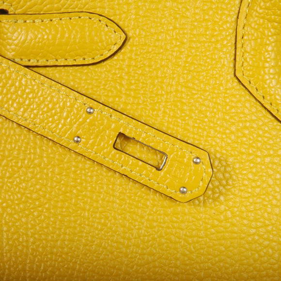 Hermes Birkin 35CM Tote Bags Smooth Togo Leather Yellow Silver Hermes Birkin 35CM Tote Bags Smooth Togo Leather Yellow Silver
