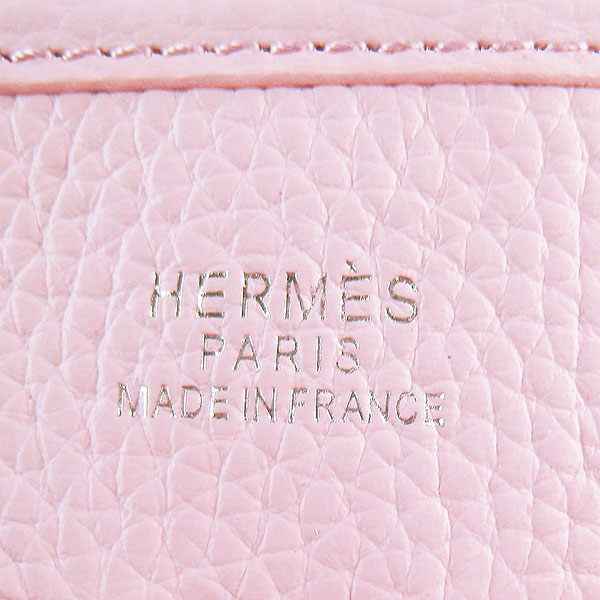 Hermes Cowhide Evelyne Messenger Bag 6309 Pink Hermes Cowhide Evelyne Messenger Bag 6309 Pink
