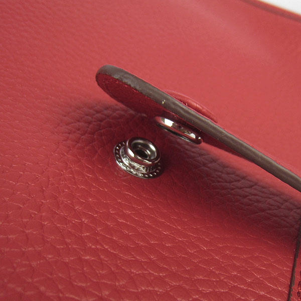 Hermes Cowhide Evelyne Messenger Bag 6309 Red Hermes Cowhide Evelyne Messenger Bag 6309 Red